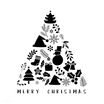 Christmas greeting badge vector | Free stock vector - 494305