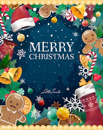 Christmas greeting card vector | Free stock vector - 296848