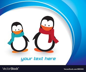 Christmas greeting card vector image