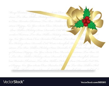 Christmas greeting card vector image