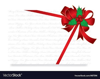 Christmas greeting card vector image