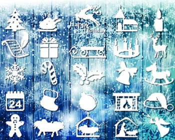 Christmas Greeting - Icon Set