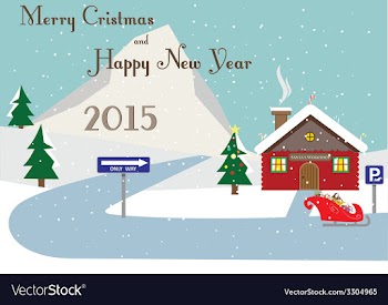 Christmas greetings vector image