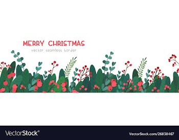 Christmas greetings with mistletoe twigs vector image