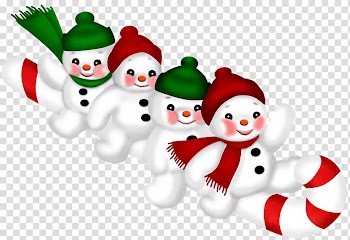 Christmas Happiness Monday Blessing Advent, Several snowman transparent background PNG clipart