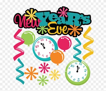 Christmas - Happy New Years Eve Clip Art