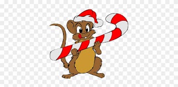 Christmas, Holiday, Clip Art, Mouse - Merry Christmas To All, From Pepino The Italian Mouse