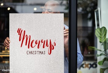 Christmas holiday greeting design mockup | Free stock psd mockup - 516241