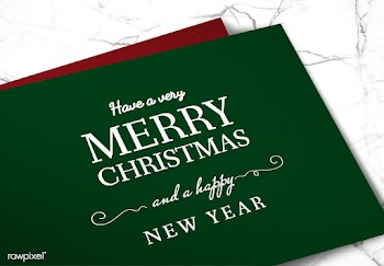 Christmas holiday greeting design mockup | Free stock psd mockup - 516255