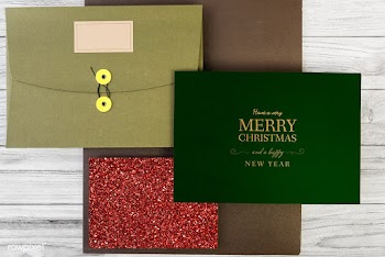 Christmas holiday greeting design mockup | Free stock psd mockup - 516260