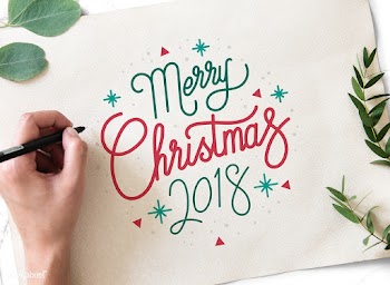 Christmas holiday greeting design mockup | Free stock psd mockup - 516288