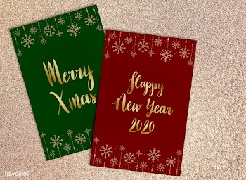 Christmas holiday greeting design mockup | Free stock psd mockup - 516289
