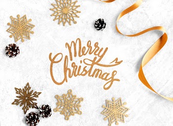 Christmas holiday greeting design mockup | Free stock psd mockup - 516297