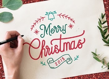 Christmas holiday greeting design mockup | Free stock psd mockup - 516298