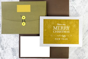 Christmas holiday greeting design mockup | Free stock psd mockup - 516348
