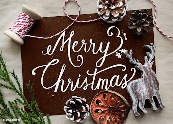 Christmas holiday greeting design mockup | Free stock psd mockup - 516351