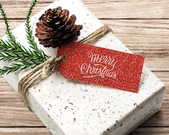 Christmas holiday greeting design mockup | Free stock psd mockup - 516364