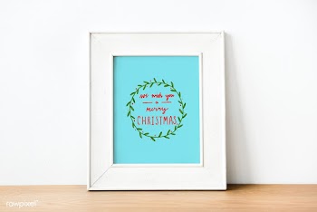 Christmas holiday greeting design mockup | Free stock psd mockup - 516366
