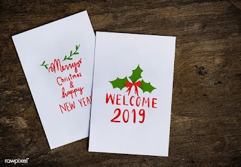 Christmas holiday greeting design mockup | Free stock psd mockup - 516385