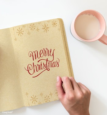 Christmas holiday greeting design mockup | Free stock psd mockup - 516409