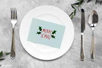 Christmas holiday greeting design mockup | Free stock psd mockup - 516418