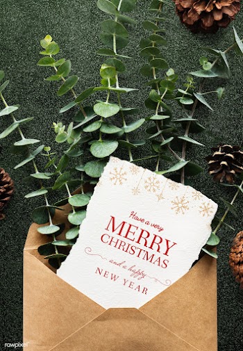 Christmas holiday greeting design mockup | Free stock psd mockup - 516424