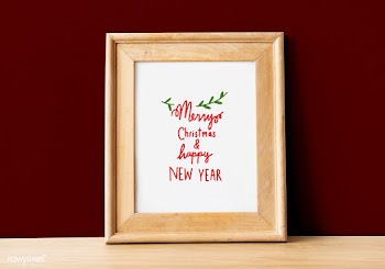 Christmas holiday greeting design mockup | Free stock psd mockup - 516432