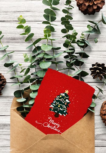 Christmas holiday greeting design mockup | Free stock psd mockup - 516433