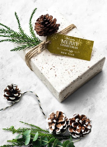 Christmas holiday greeting design mockup | Free stock psd mockup - 516449