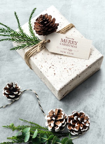 Christmas holiday greeting design mockup | Free stock psd mockup - 516459