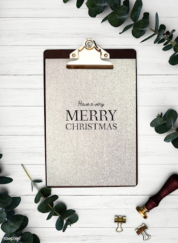 Christmas holiday greeting design mockup | Free stock psd mockup - 516463
