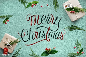 Christmas holiday greeting design mockup | Free stock psd mockup - 516476