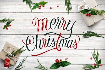 Christmas holiday greeting design mockup | Free stock psd mockup - 516477
