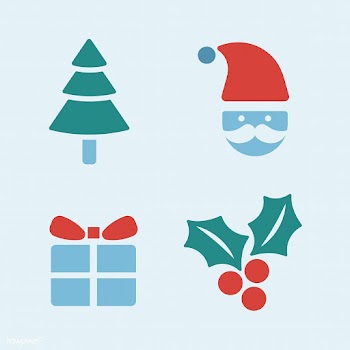 Christmas holiday symbols vector set | Free stock vector - 511578