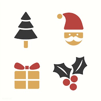 Christmas holiday symbols vector set | Free stock vector - 511598