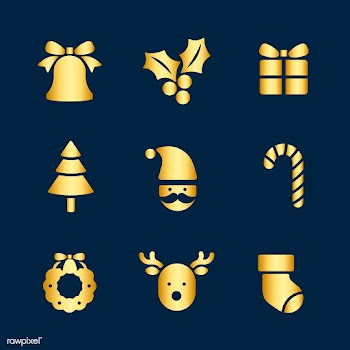 Christmas holiday symbols vector set | Free stock vector - 511632