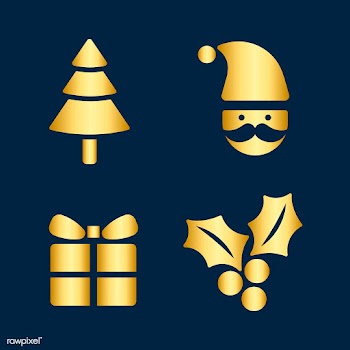 Christmas holiday symbols vector set | Free stock vector - 511636