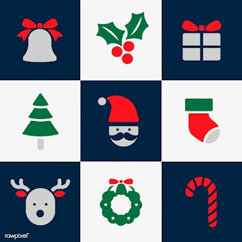 Christmas holiday symbols vector set | Free stock vector - 511667