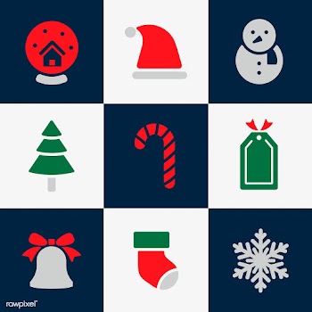Christmas holiday symbols vector set | Free stock vector - 511668