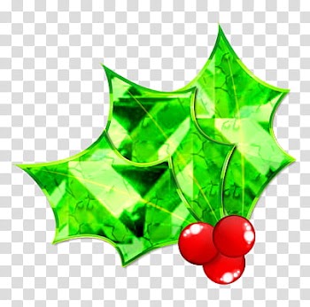 Christmas Hollies , green and yellow abstract painting transparent background PNG clipart