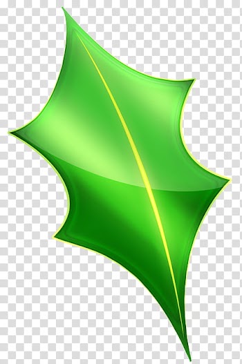Christmas Hollies , green and yellow illustration transparent background PNG clipart