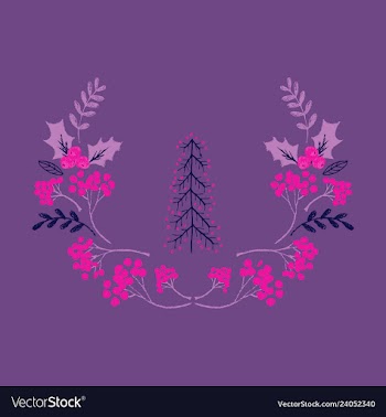 Christmas holly icon symbol vector image