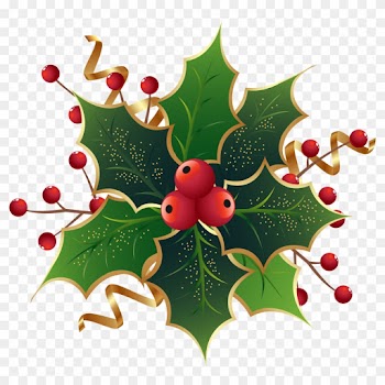 Christmas Holly Mistletoe Png Clip Art Image - Christmas Holly Png
