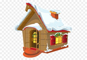 Christmas House Clip art - Christmas Winter House PNG Clipart Image 