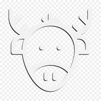 christmas icon deer icon santa icon