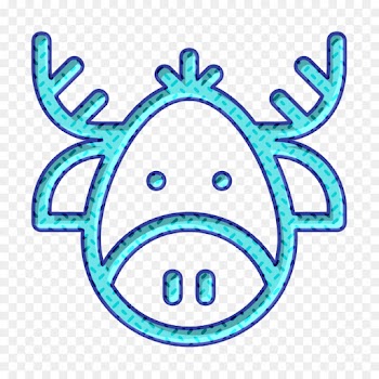 christmas icon deer icon santa icon