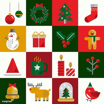 Christmas icons vector set | Free stock vector - 281066