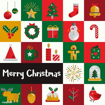 Christmas icons vector set | Free stock vector - 281081