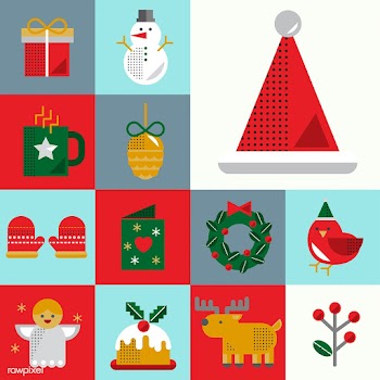 Christmas icons vector set | Free stock vector - 281098