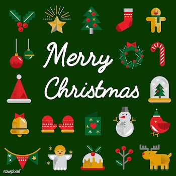 Christmas icons vector set | Free stock vector - 281099